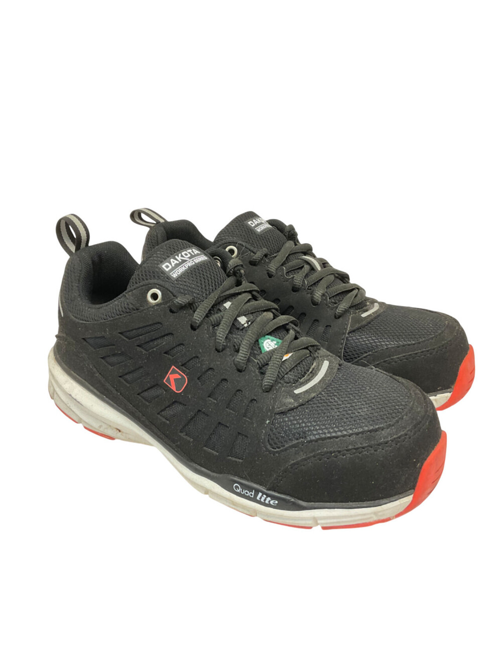 DAKOTA Women's Quad Lite Aluminium Toe Composite Plate Work Shoes 3602 Black 7M